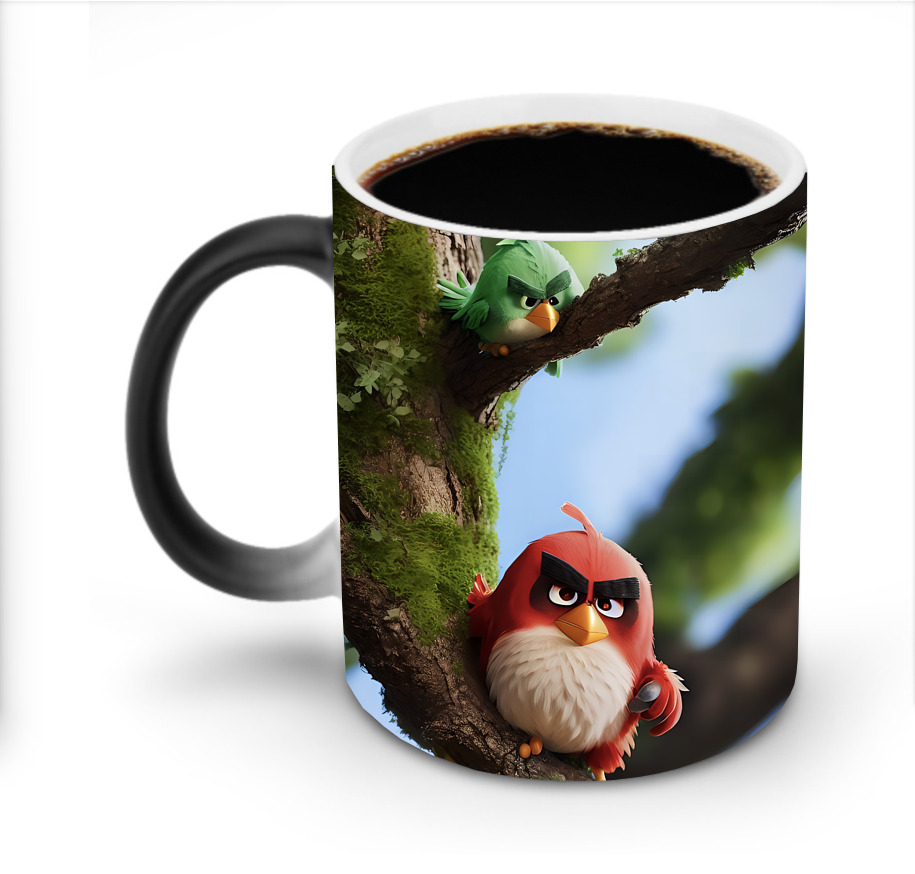 （画像用） Angry Birds アングリーバード 温度変色マグカップ