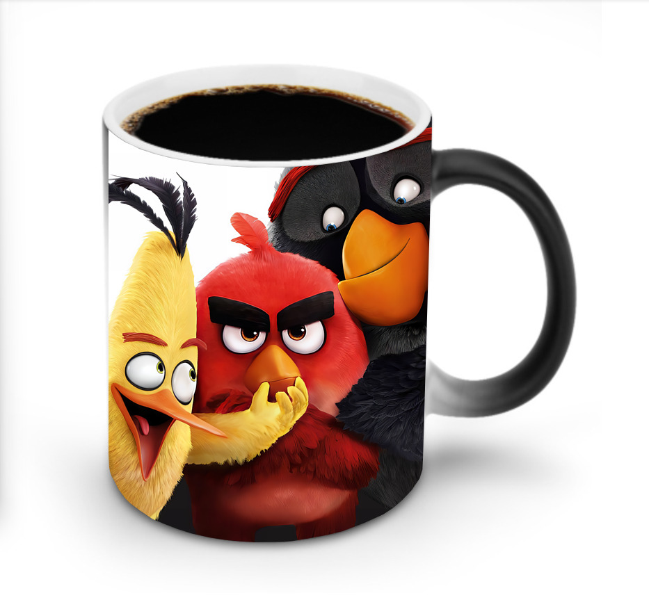 （画像用） Angry Birds アングリーバード 温度変色マグカップ