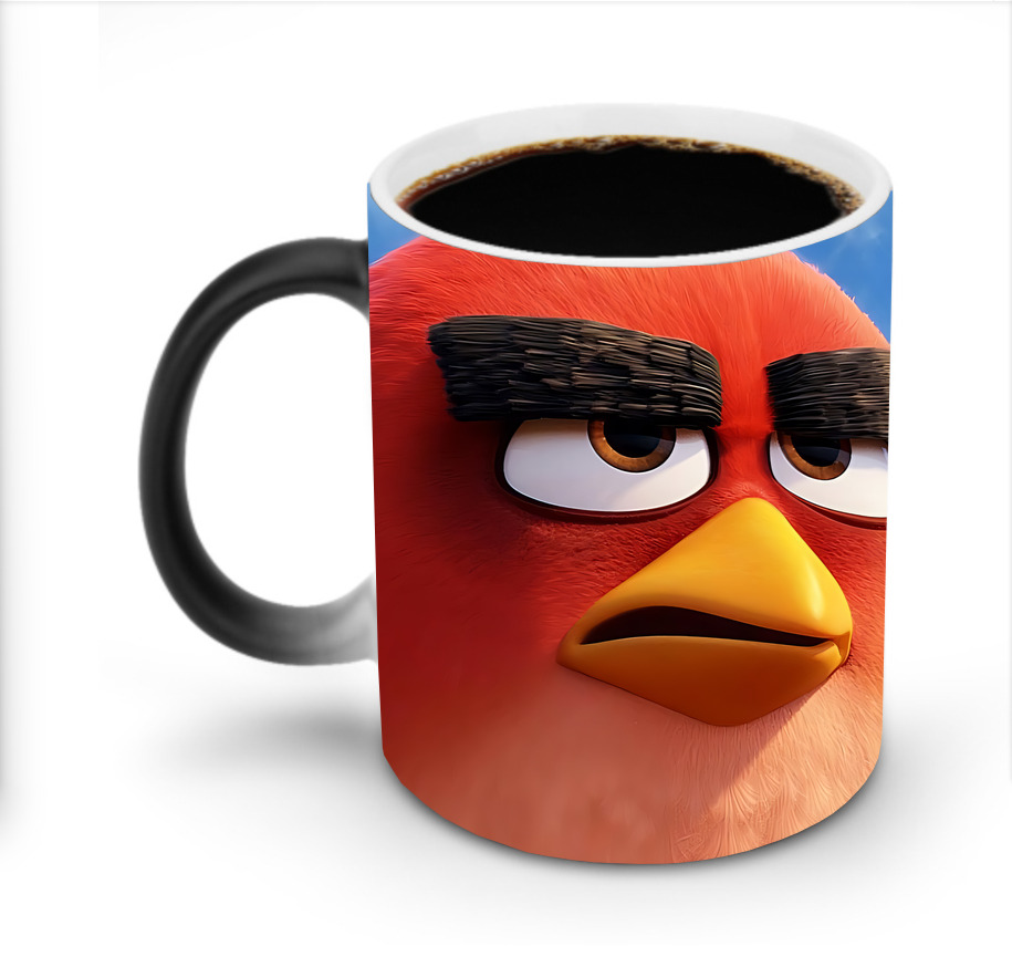 （画像用） Angry Birds アングリーバード 温度変色マグカップ