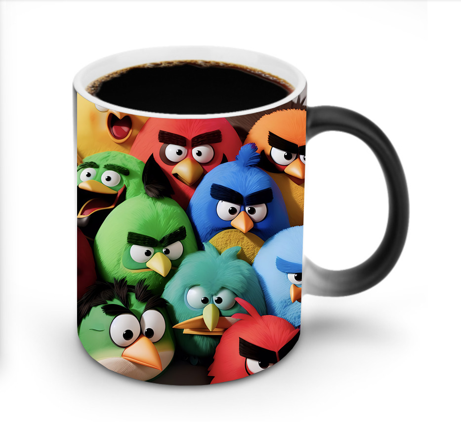 （画像用） Angry Birds アングリーバード 温度変色マグカップ