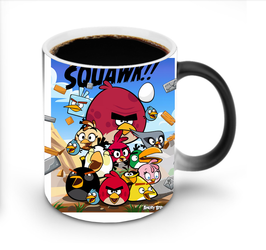 （画像用） Angry Birds アングリーバード 温度変色マグカップ
