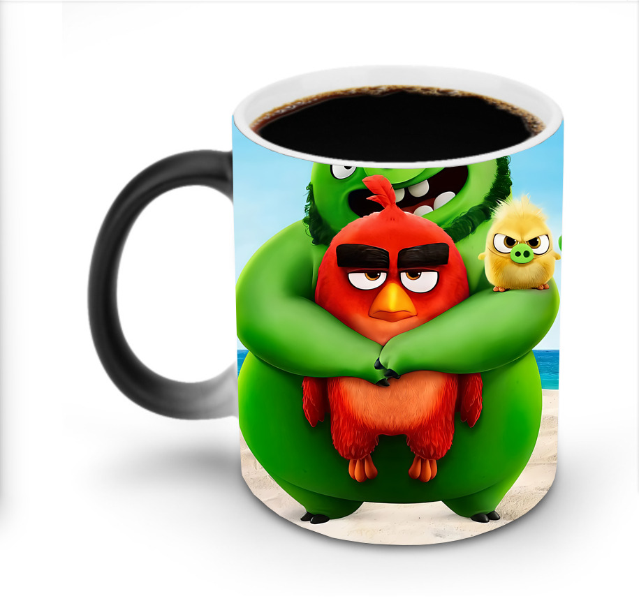 （画像用） Angry Birds アングリーバード 温度変色マグカップ