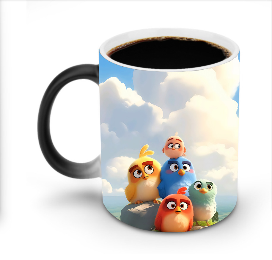 （画像用） Angry Birds アングリーバード 温度変色マグカップ