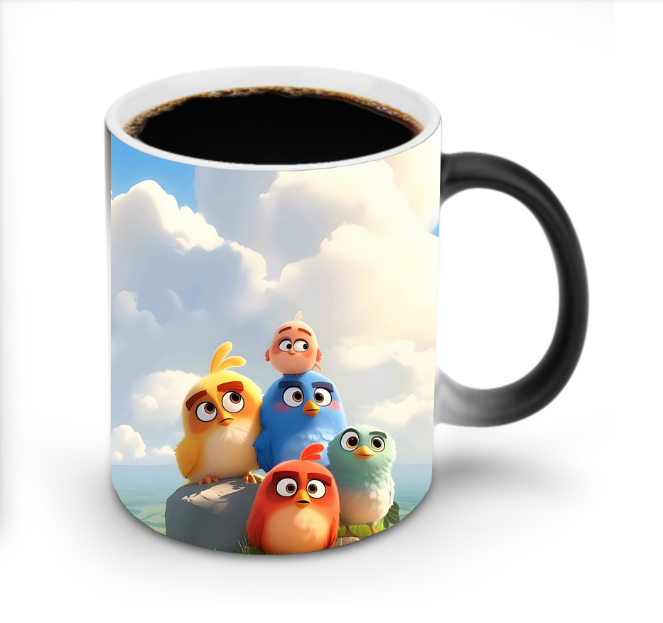 （画像用） Angry Birds アングリーバード 温度変色マグカップ