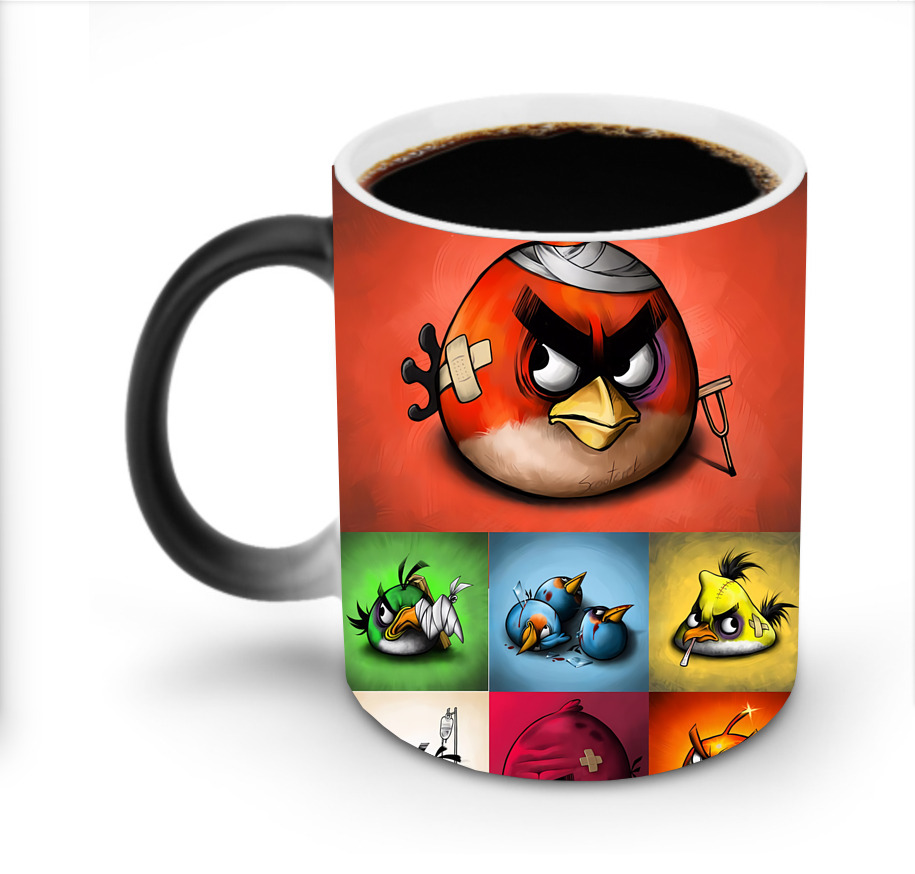 （画像用） Angry Birds アングリーバード 温度変色マグカップ