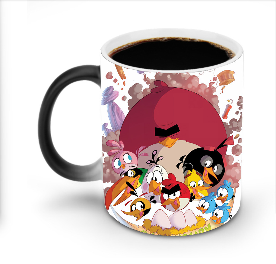 （画像用） Angry Birds アングリーバード 温度変色マグカップ