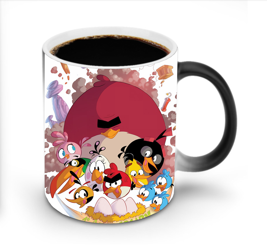 （画像用） Angry Birds アングリーバード 温度変色マグカップ