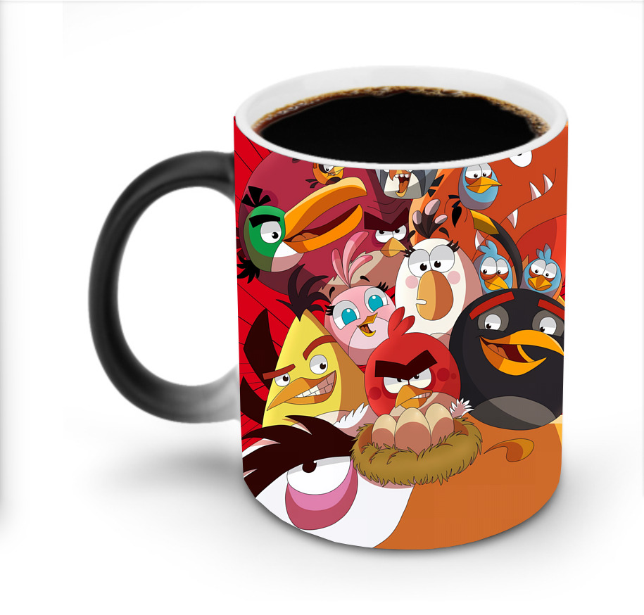（画像用） Angry Birds アングリーバード 温度変色マグカップ