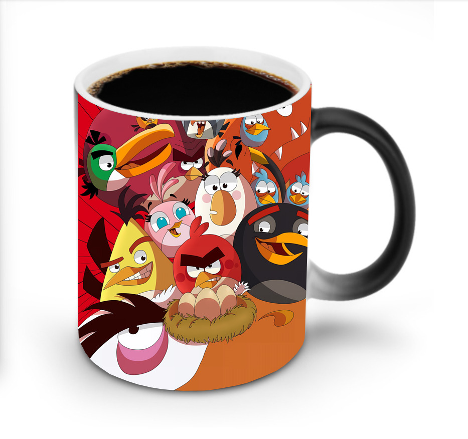 （画像用） Angry Birds アングリーバード 温度変色マグカップ