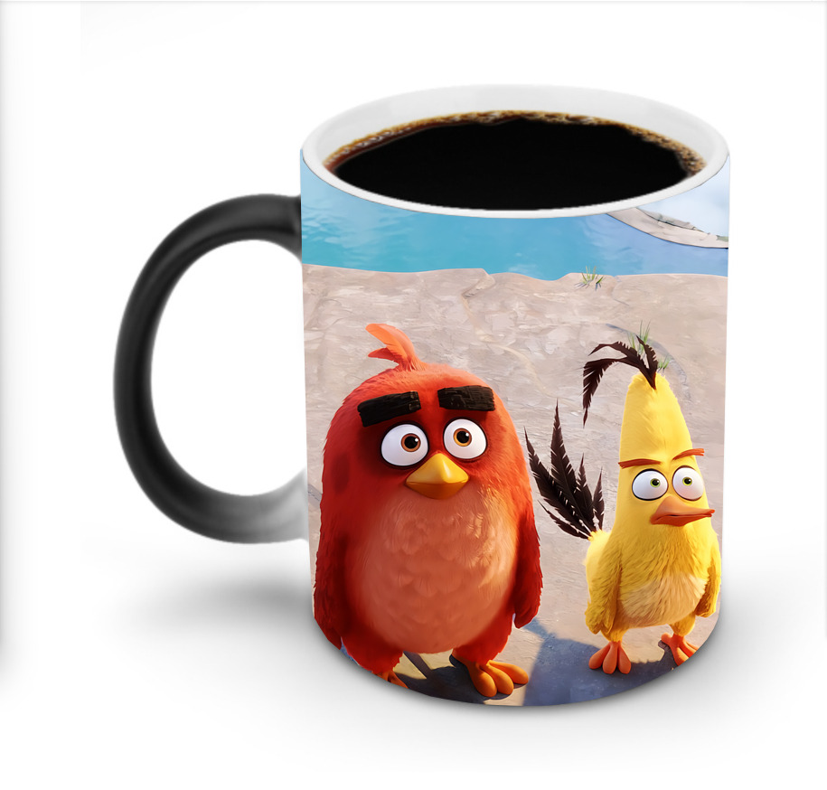 （画像用） Angry Birds アングリーバード 温度変色マグカップ