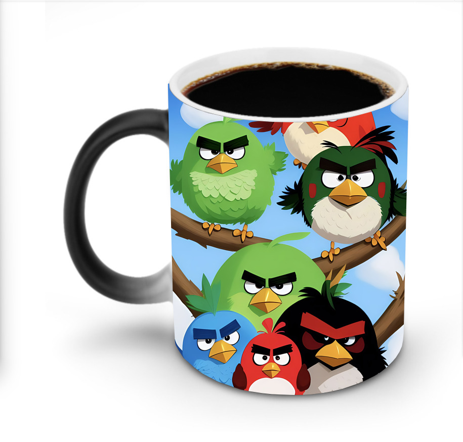 （画像用） Angry Birds アングリーバード 温度変色マグカップ