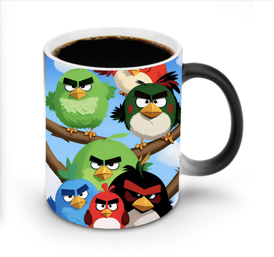 （画像用） Angry Birds アングリーバード 温度変色マグカップ