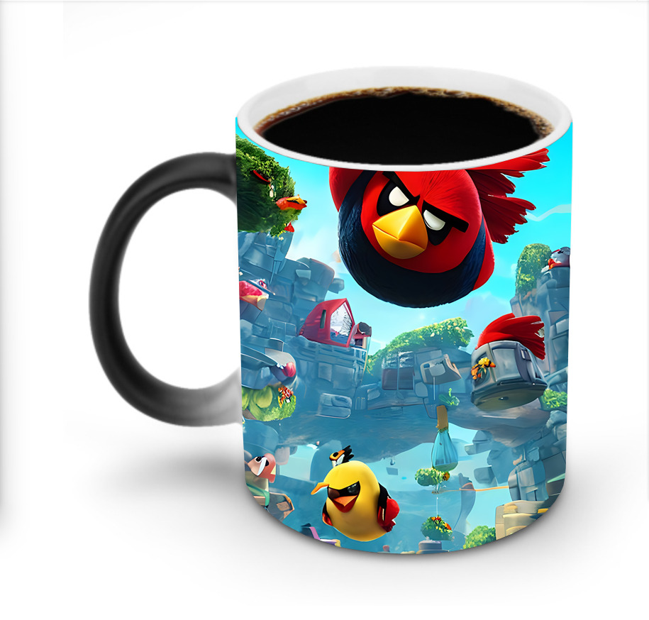 （画像用） Angry Birds アングリーバード 温度変色マグカップ