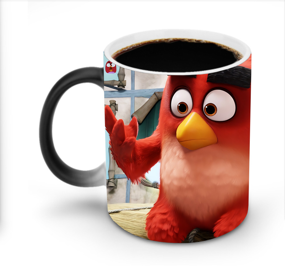 （画像用） Angry Birds アングリーバード 温度変色マグカップ