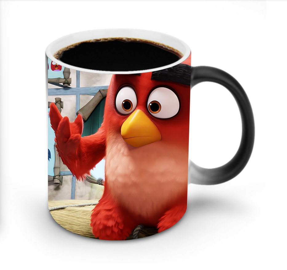 （画像用） Angry Birds アングリーバード 温度変色マグカップ