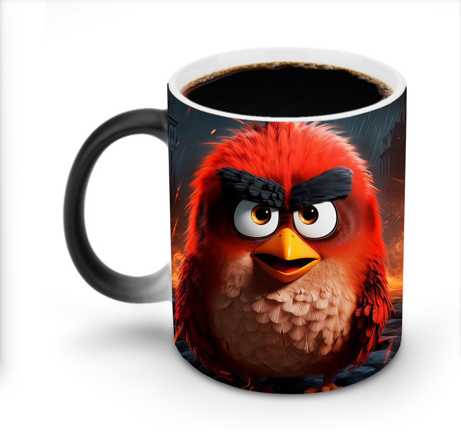 （画像用） Angry Birds アングリーバード 温度変色マグカップ