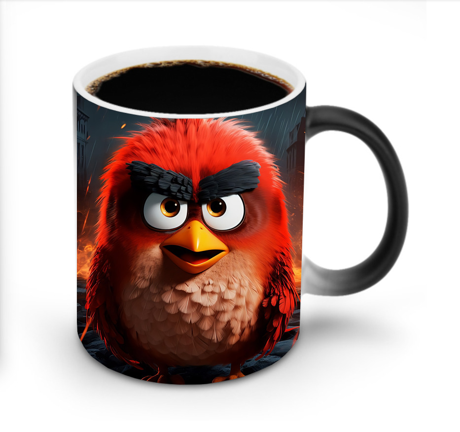 （画像用） Angry Birds アングリーバード 温度変色マグカップ