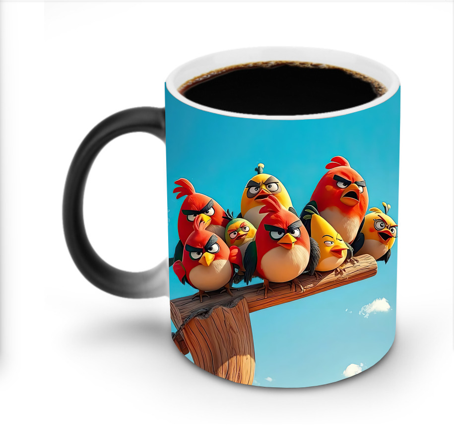 （画像用） Angry Birds アングリーバード 温度変色マグカップ