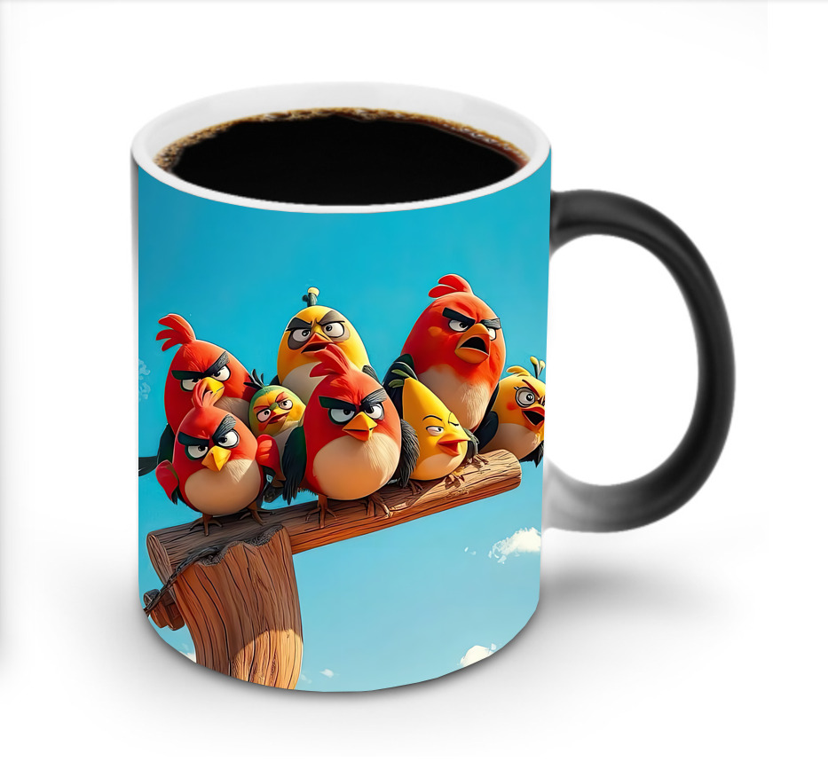 （画像用） Angry Birds アングリーバード 温度変色マグカップ