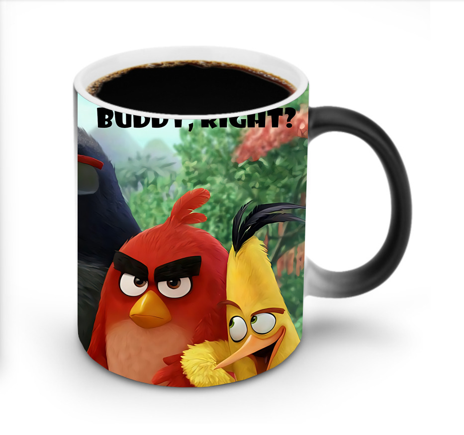 （画像用） Angry Birds アングリーバード 温度変色マグカップ