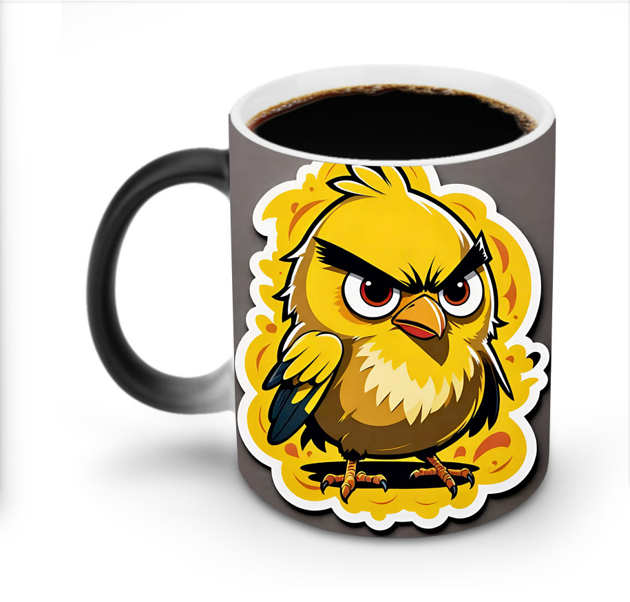 （画像用） Angry Birds アングリーバード 温度変色マグカップ