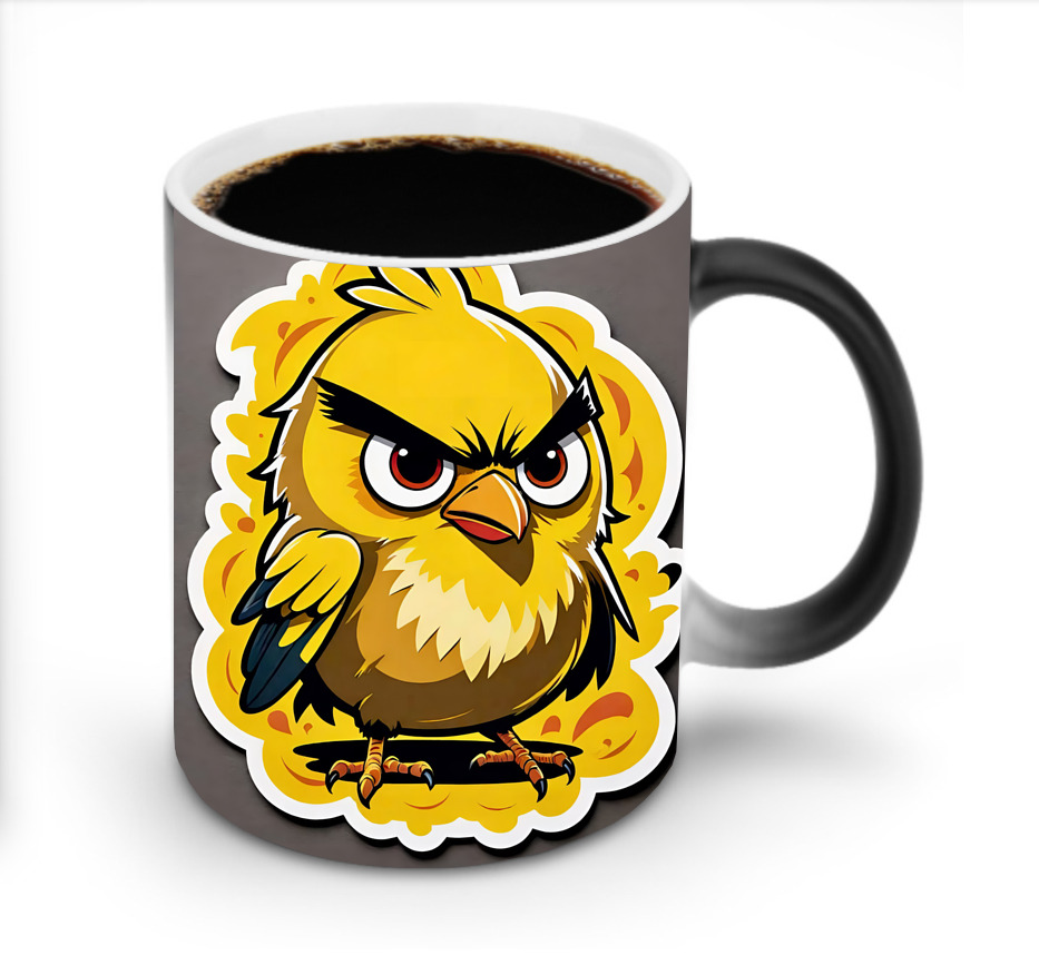 （画像用） Angry Birds アングリーバード 温度変色マグカップ