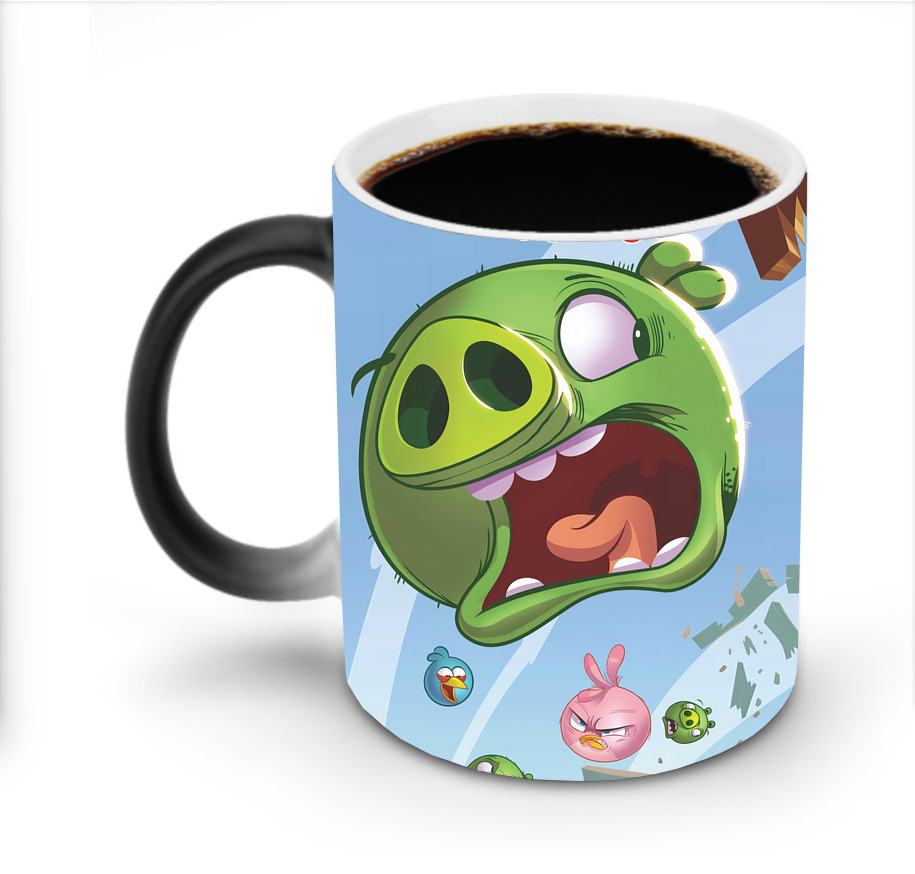 （画像用） Angry Birds アングリーバード 温度変色マグカップ