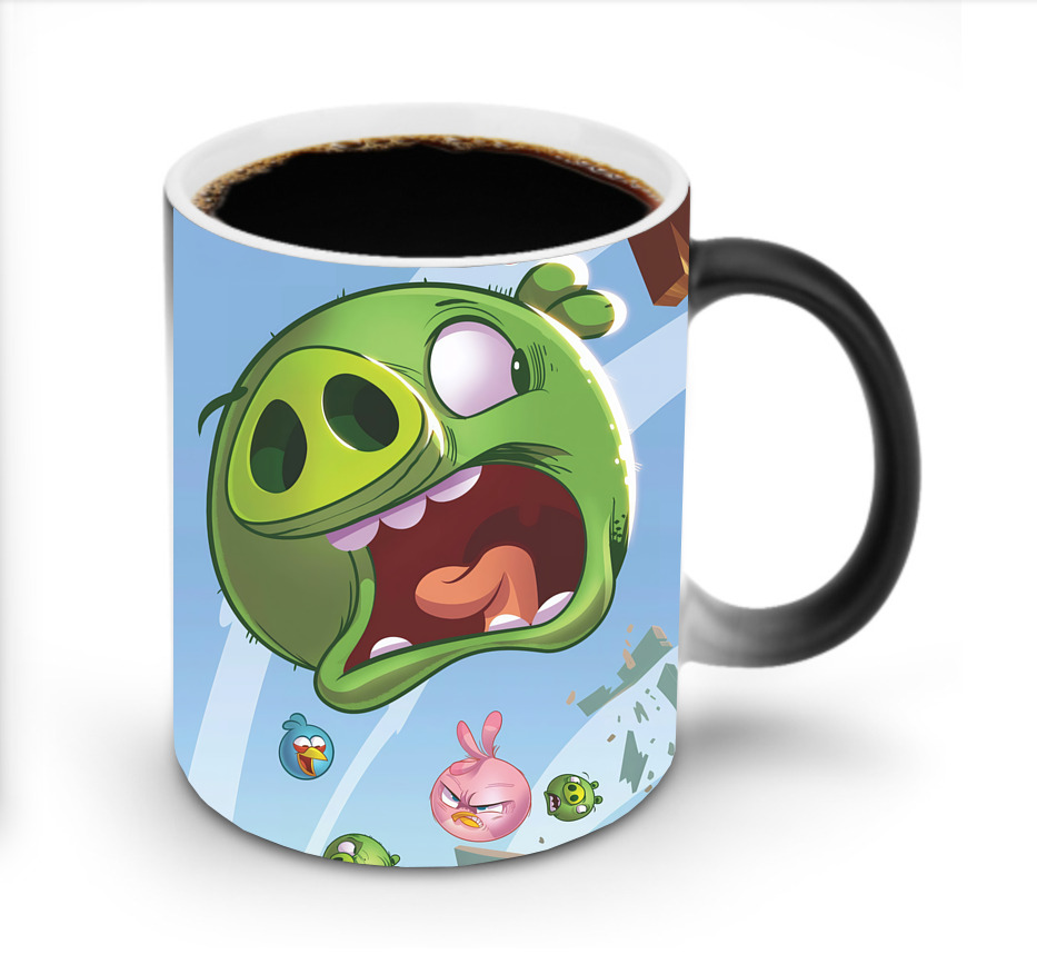 （画像用） Angry Birds アングリーバード 温度変色マグカップ