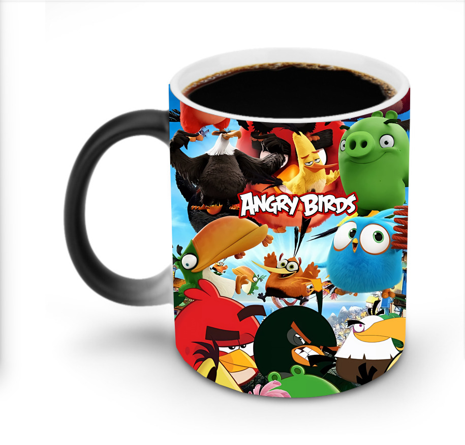（画像用） Angry Birds アングリーバード 温度変色マグカップ