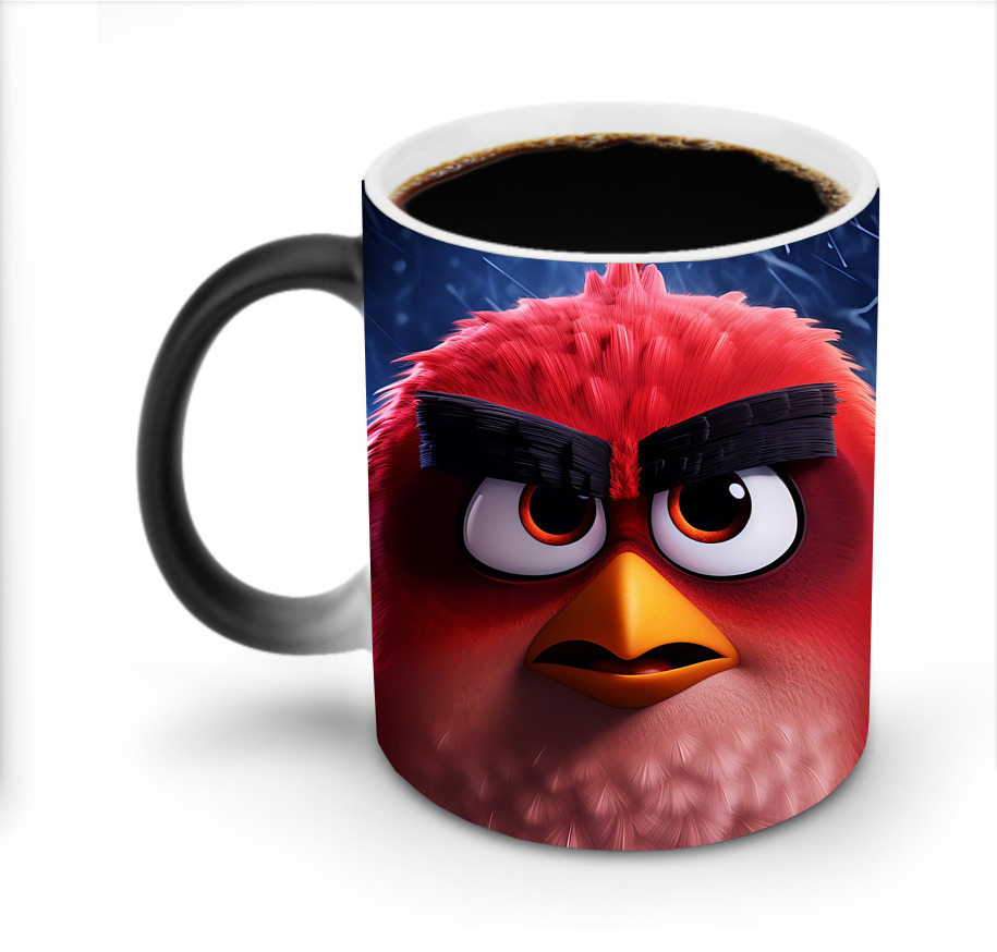 （画像用） Angry Birds アングリーバード 温度変色マグカップ