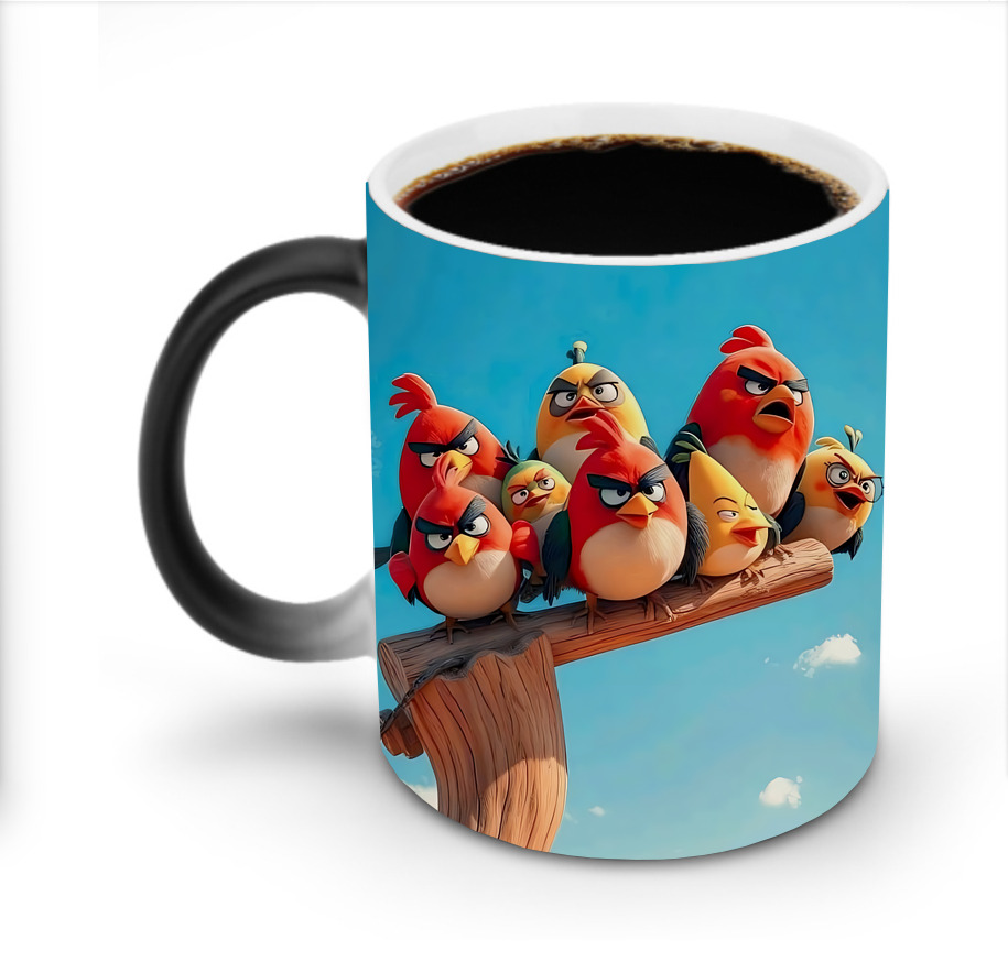 （画像用） Angry Birds アングリーバード 温度変色マグカップ