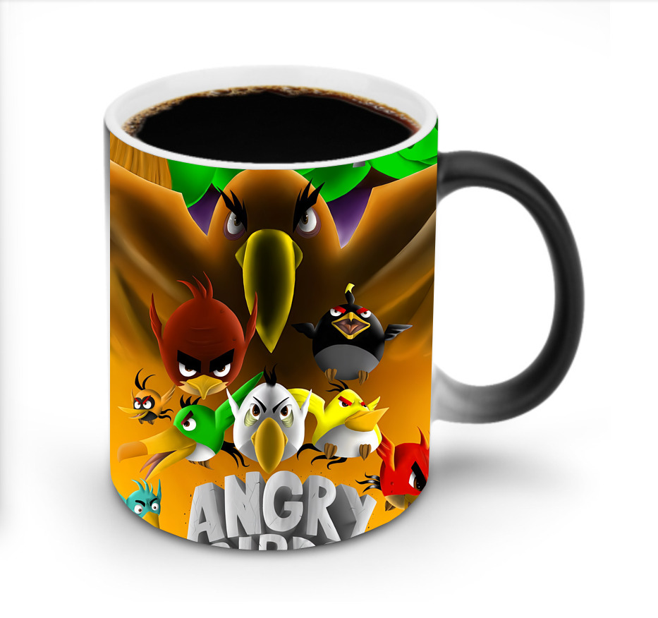 （画像用） Angry Birds アングリーバード 温度変色マグカップ