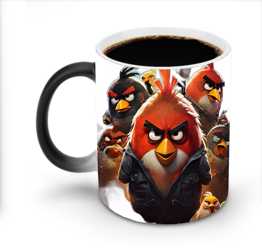 （画像用） Angry Birds アングリーバード 温度変色マグカップ