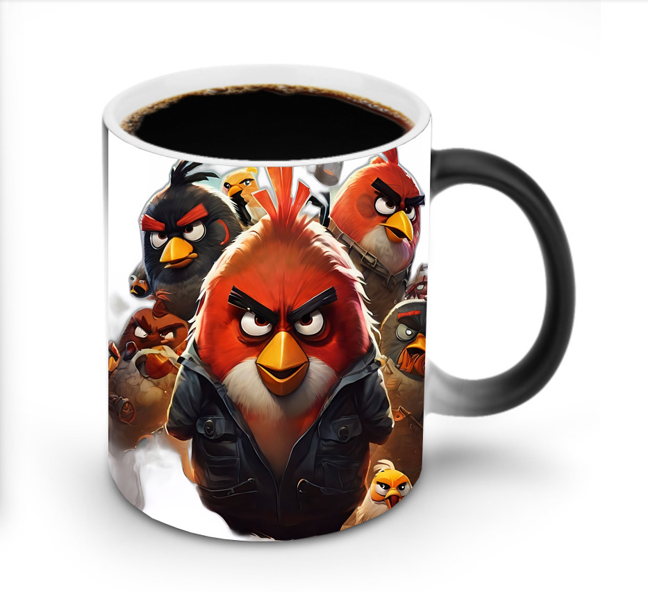 （画像用） Angry Birds アングリーバード 温度変色マグカップ