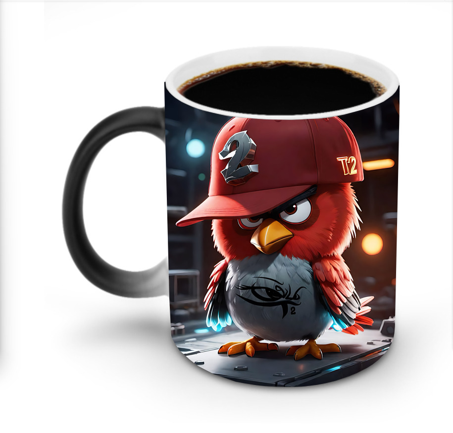 （画像用） Angry Birds アングリーバード 温度変色マグカップ