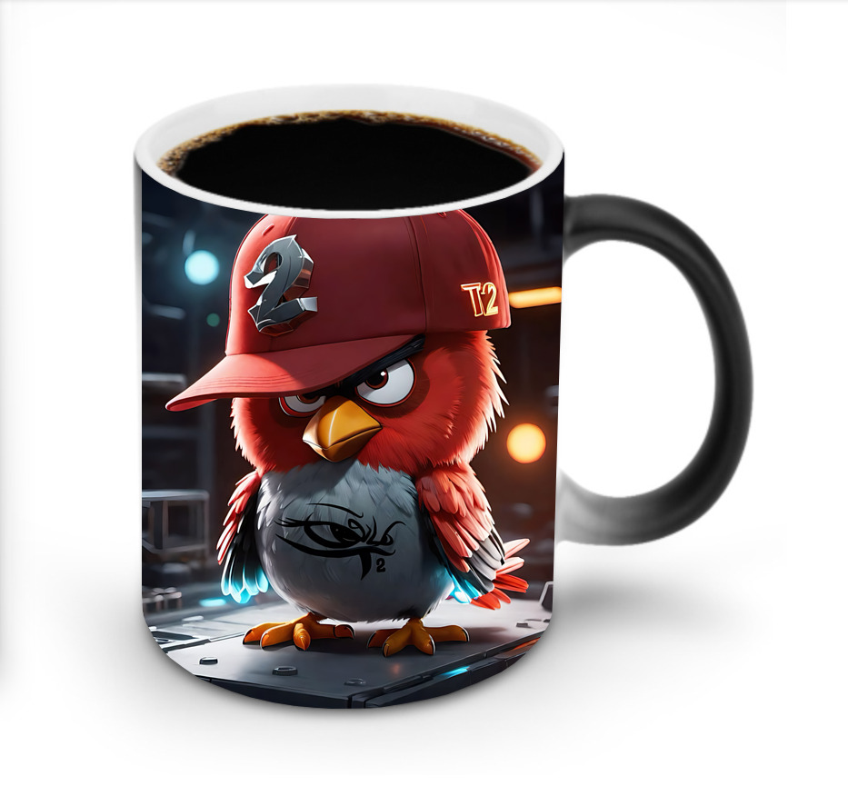 （画像用） Angry Birds アングリーバード 温度変色マグカップ