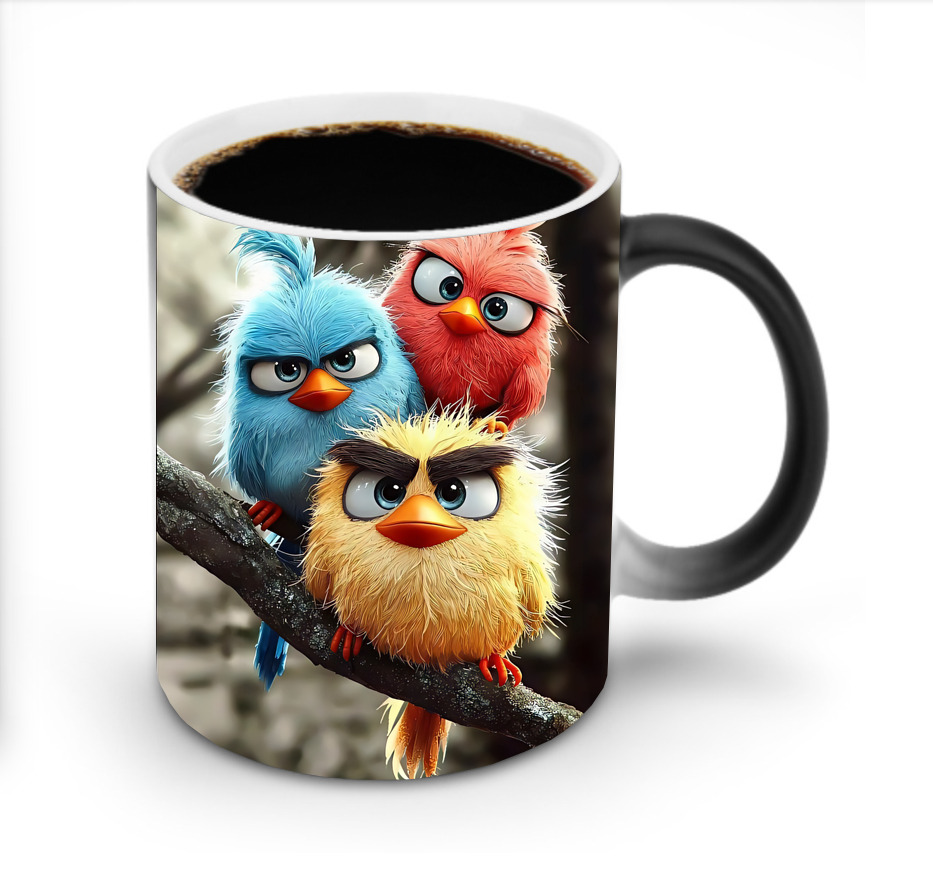 （画像用） Angry Birds アングリーバード 温度変色マグカップ