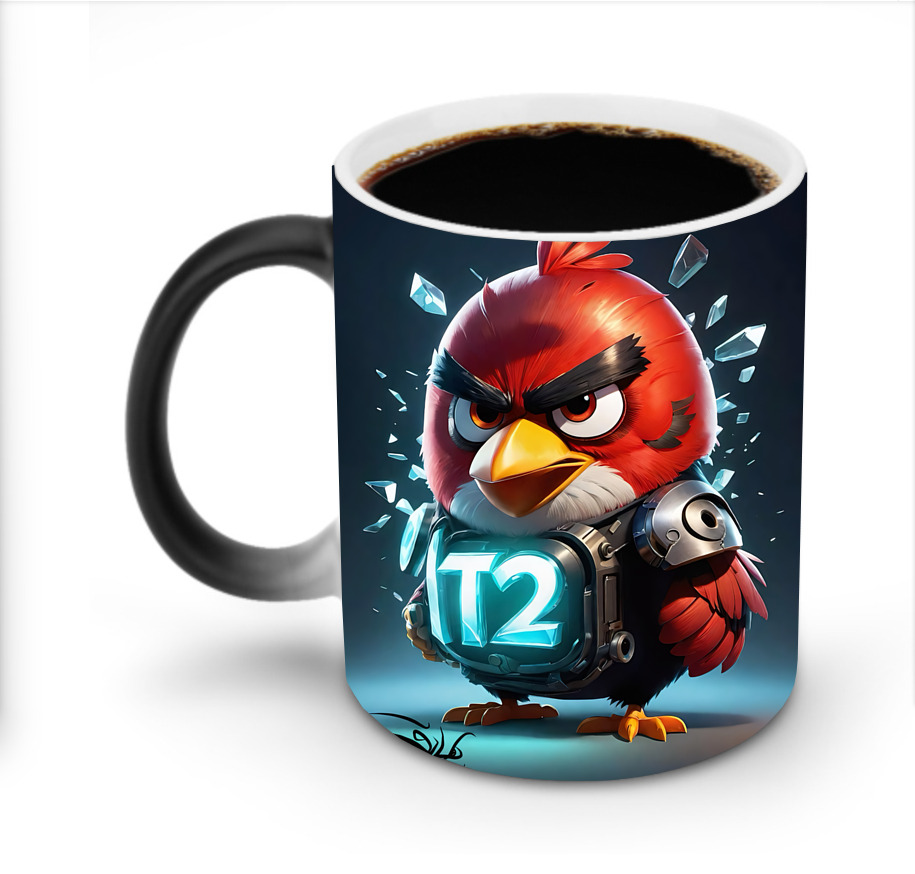 （画像用） Angry Birds アングリーバード 温度変色マグカップ