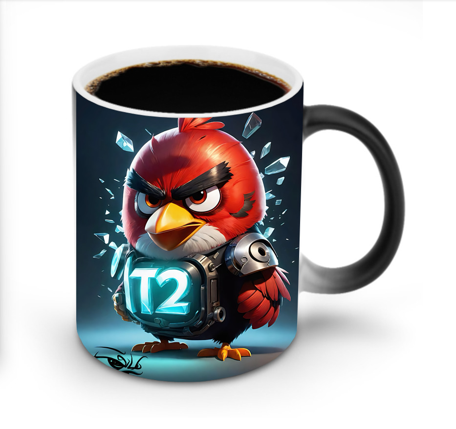 （画像用） Angry Birds アングリーバード 温度変色マグカップ