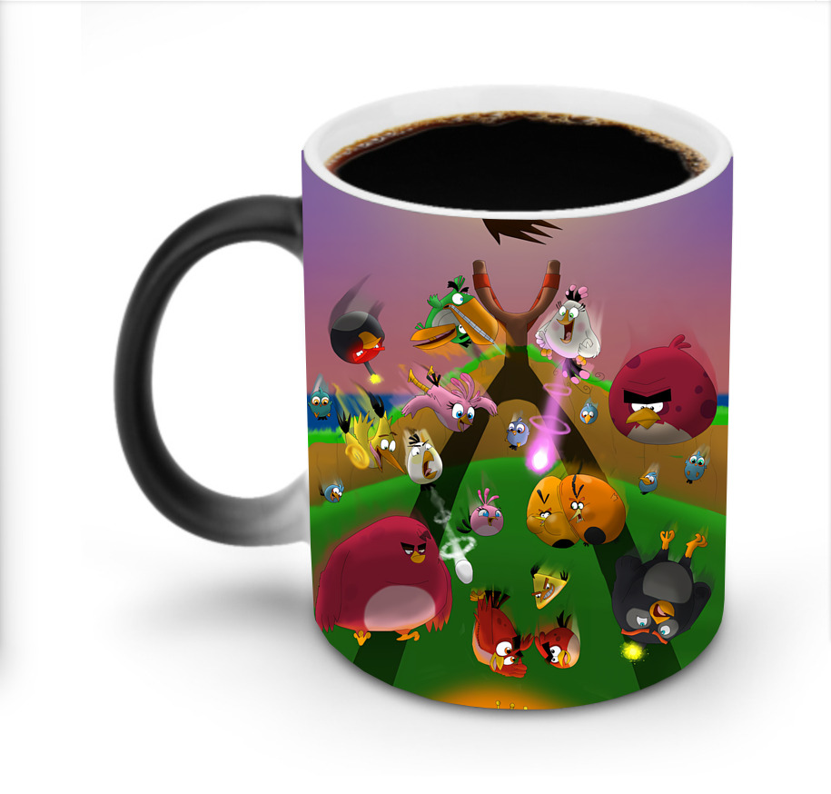 （画像用） Angry Birds アングリーバード 温度変色マグカップ
