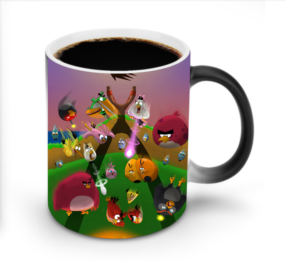 （画像用） Angry Birds アングリーバード 温度変色マグカップ