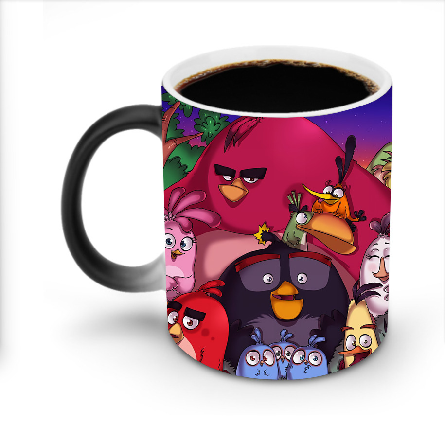 （画像用） Angry Birds アングリーバード 温度変色マグカップ