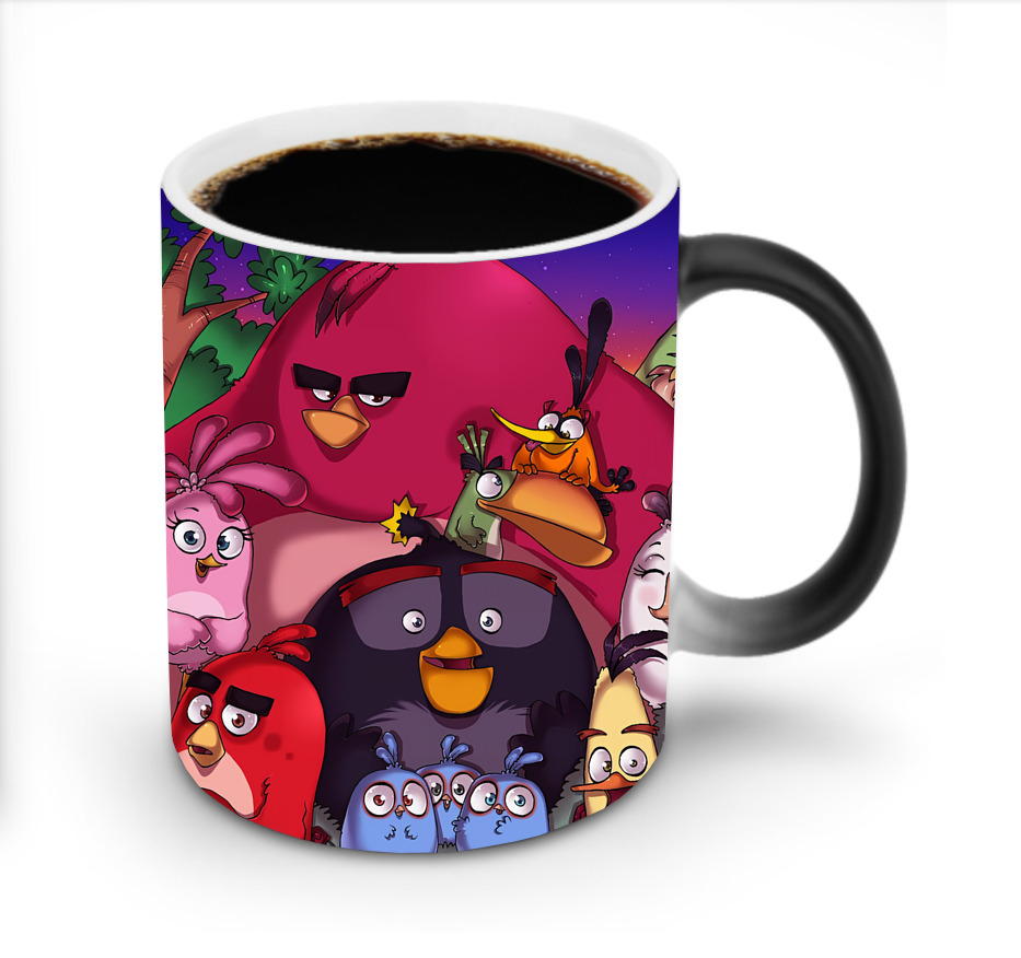 （画像用） Angry Birds アングリーバード 温度変色マグカップ