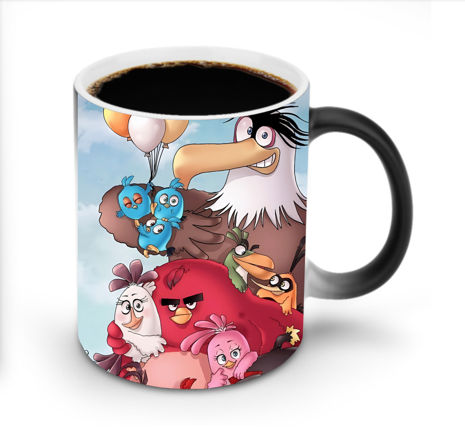 （画像用） Angry Birds アングリーバード 温度変色マグカップ