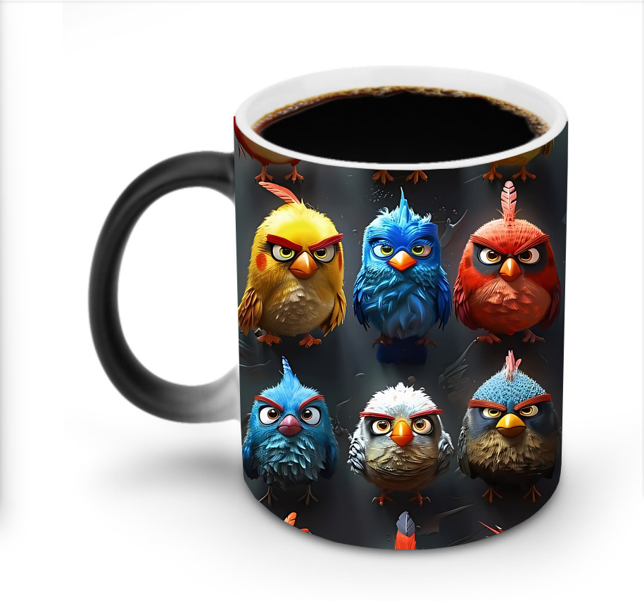 （画像用） Angry Birds アングリーバード 温度変色マグカップ