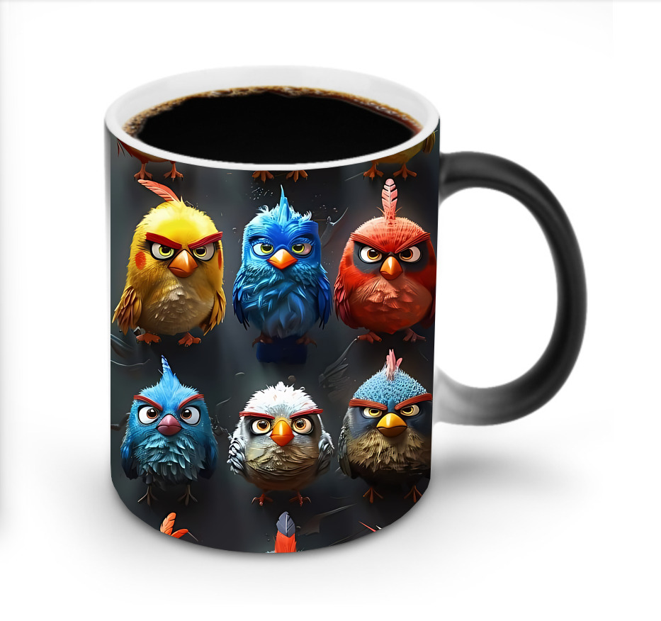（画像用） Angry Birds アングリーバード 温度変色マグカップ