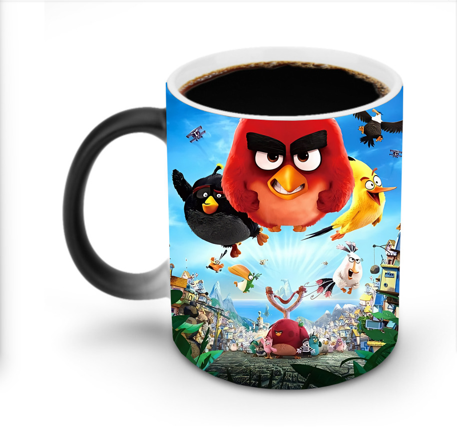 （画像用） Angry Birds アングリーバード 温度変色マグカップ