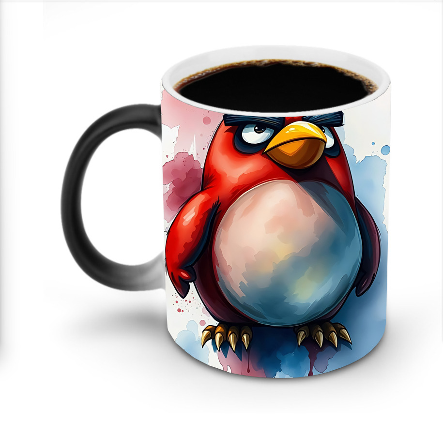 （画像用） Angry Birds アングリーバード 温度変色マグカップ