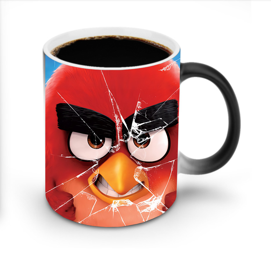 （画像用） Angry Birds アングリーバード 温度変色マグカップ