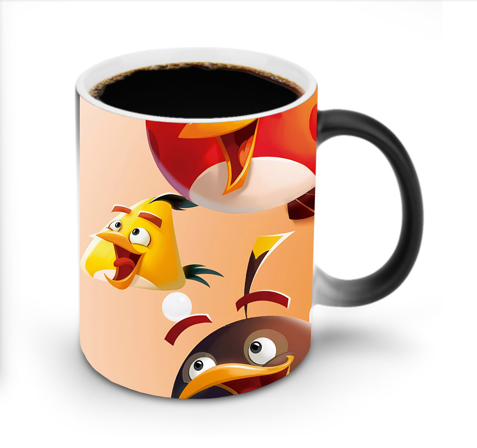 （画像用） Angry Birds アングリーバード 温度変色マグカップ